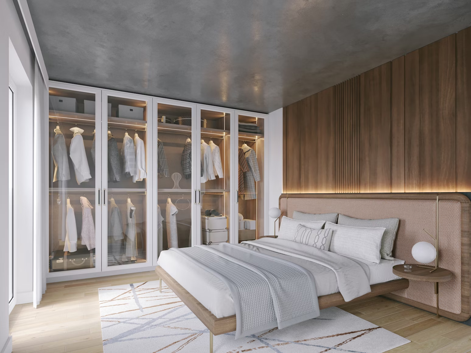 A custom closet 