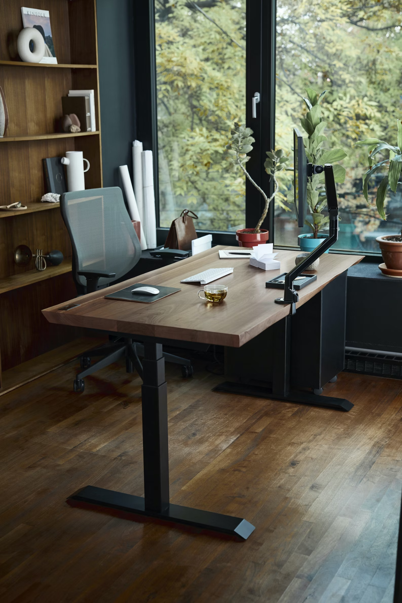 A home office setup 