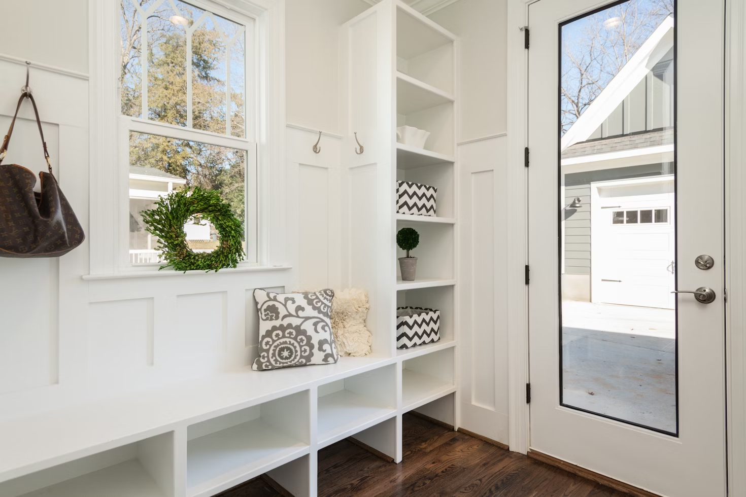 An entryway to a home