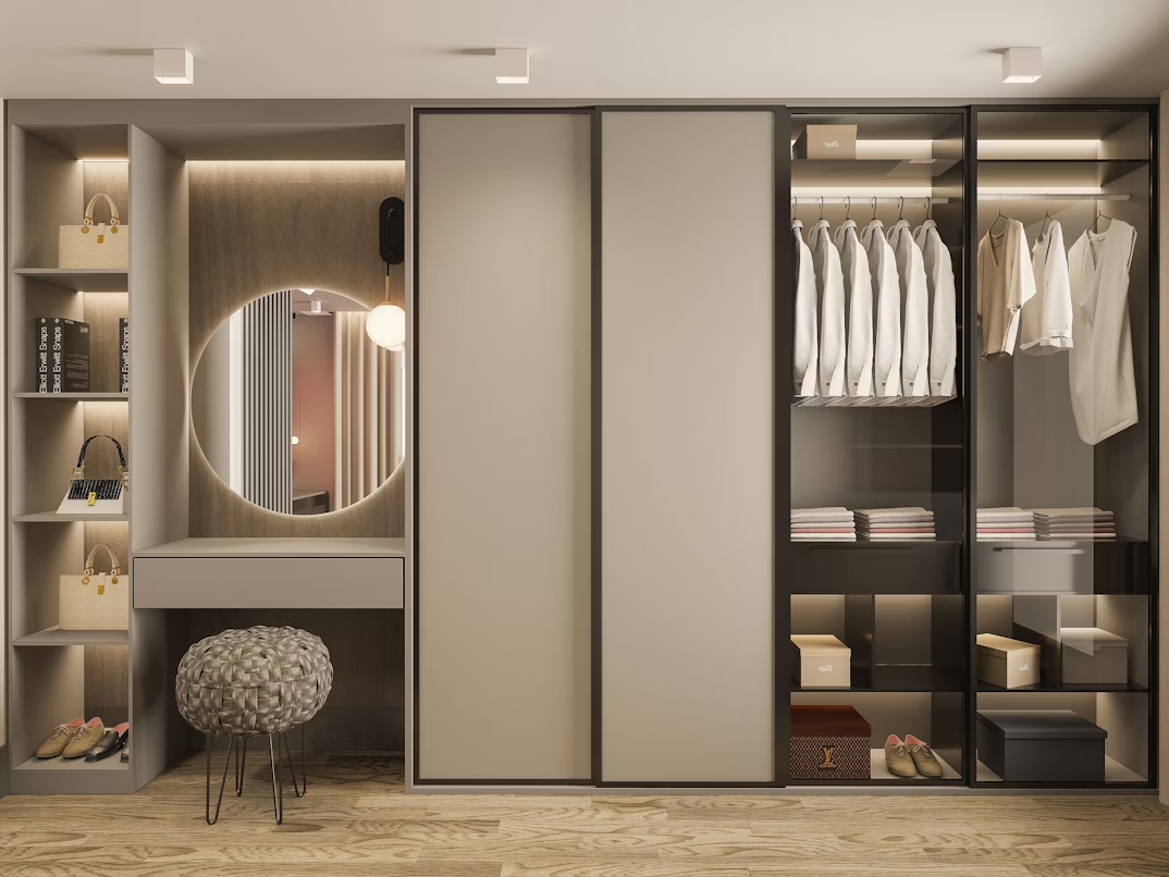A modern closet